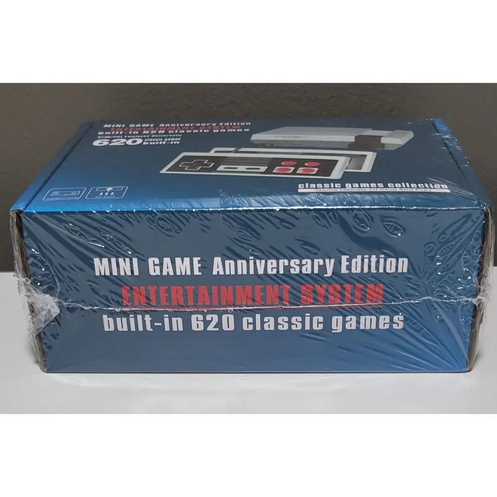Mini Plug And Play Game Counsil & 2 Remotes With 620 Built -In Games Classic